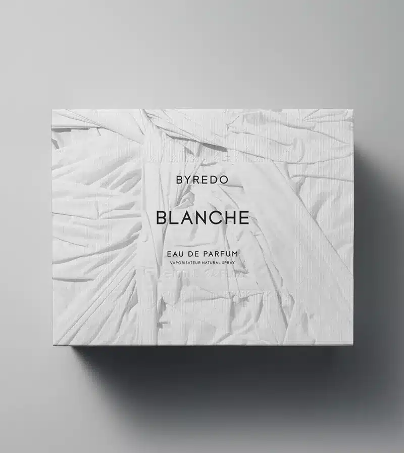 Byredo Blanche香氛帶來溫柔皂香，極簡瓶身詮釋白